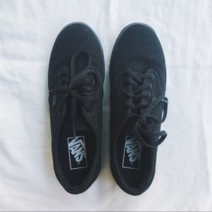 NWOT Authentic Lo Pro All Black Vans